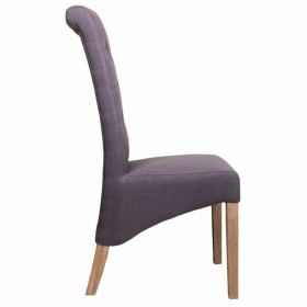 Sedia da Sala da Pranzo Alexandra House Living Grigio 58 x 107 x 44 cm
