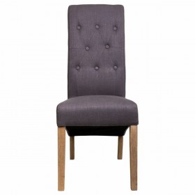 Sedia da Sala da Pranzo Alexandra House Living Grigio 58 x 107 x 44 cm