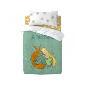 Set di copripiumino HappyFriday Le Petit Prince Le Printemps Multicolore Culla Neonato 2 Pezzi