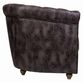 Poltrona Alexandra House Living Marrone 80 x 72 x 80 cm Tappezzato