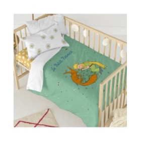 Set di copripiumino HappyFriday Le Petit Prince Le Printemps Multicolore Culla Neonato 2 Pezzi