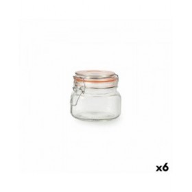 Barattolo di Vetro Quid New Canette Trasparente Vetro (0,5L) (Pack 6x)