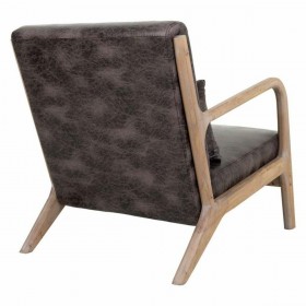 Poltrona Alexandra House Living Marrone Legno 83 x 74 x 66 cm