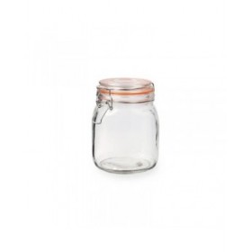 Barattolo di Vetro Quid New Canette Trasparente Vetro (1L) (Pack 6x)