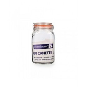 Barattolo di Vetro Quid New Canette Trasparente Vetro (1,5L) (Pack 6x)
