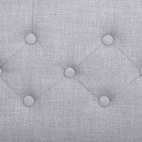 Panca Alexandra House Living Grigio Legno d'albero della gomma 37 x 47 x 110 cm