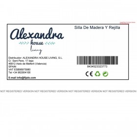 Sedia da Sala da Pranzo Alexandra House Living Marrone 40 x 83 x 44 cm