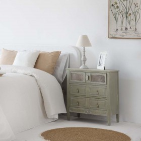 Comodino Alexandra House Living Verde 36 x 70 x 65 cm