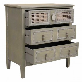 Comodino Alexandra House Living Verde 36 x 70 x 65 cm