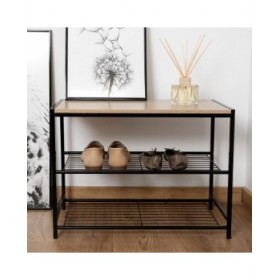 Scarpiera Vinthera Moa Acciaio Nero 60 x 30 x 44,5 cm