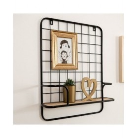 Scaffale Vinthera Moa Acciaio Nero Metallo 42,5 x 12 x 56 cm (8 Unità)