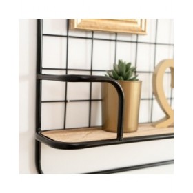 Scaffale Vinthera Moa Acciaio Nero Metallo 42,5 x 12 x 56 cm (8 Unità)