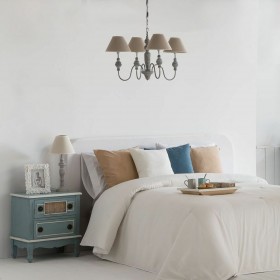Comodino Alexandra House Living Azzurro 36 x 56 x 50 cm