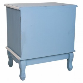 Comodino Alexandra House Living Azzurro 36 x 56 x 50 cm