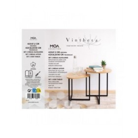 Tavolo aggiuntivo Vinthera Moa 2 Pezzi Metallo