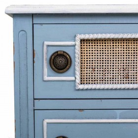 Comodino Alexandra House Living Azzurro 36 x 56 x 50 cm