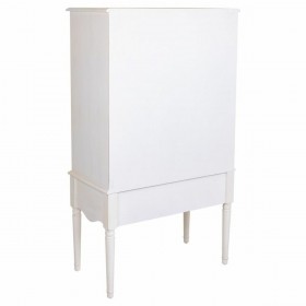 Armadio Alexandra House Living Bianco Vetro Legno di abete Legno MDF 12 x 140 x 80 cm