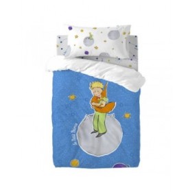 Set di copripiumino HappyFriday Le Petit Prince Accolade Multicolore Culla Neonato 2 Pezzi
