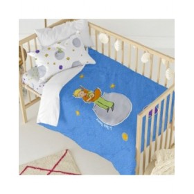 Set di copripiumino HappyFriday Le Petit Prince Accolade Multicolore Culla Neonato 2 Pezzi