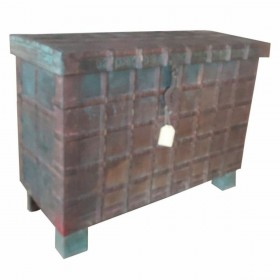 Baule Alexandra House Living Marrone Ferro Acacia Legno di mango 45 x 75 x 145 cm