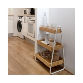 Scaffale Vinthera Moa Acciaio Bianco 46 x 30 x 70 cm
