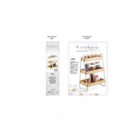 Scaffale Vinthera Moa Acciaio Bianco 46 x 30 x 70 cm