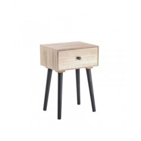Comodino Vinthera Moa Acciaio Naturale 35 x 26 x 50 cm