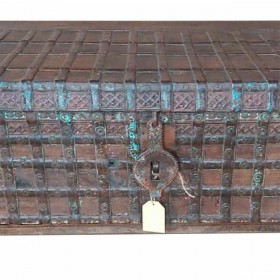 Baule Alexandra House Living Marrone Ferro Acacia Legno di mango 58 x 45 x 117 cm