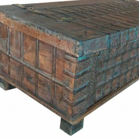 Baule Alexandra House Living Marrone Ferro Acacia Legno di mango 58 x 45 x 117 cm