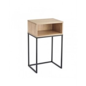 Comodino Vinthera Moa Naturale Metallo 40 x 30 x 68 cm
