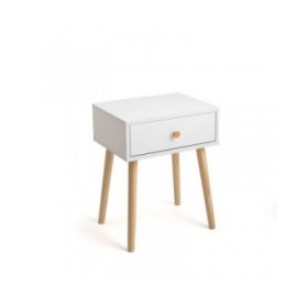 Comodino Vinthera Moa Bianco Plastica 40 x 30 x 50 cm