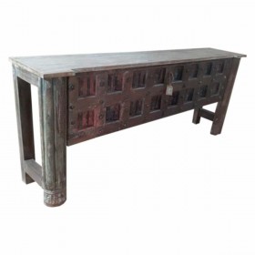 Credenza Alexandra House Living Marrone Acacia Legno di mango 42 x 90 x 223 cm