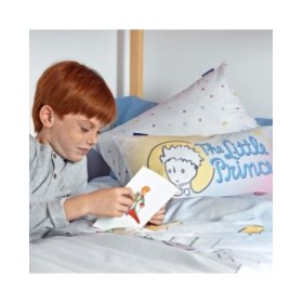 Fodera per cuscino HappyFriday Le Petit Prince Univers  Multicolore 50 x 30 cm