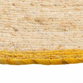 Tappeto Alexandra House Living Marrone Fibra naturale 120 x 120 cm Circolare