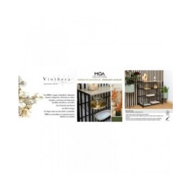 Scaffale Vinthera Moa Metallo Legno MDF 60 x 30 x 63,5 cm (3 Unità)