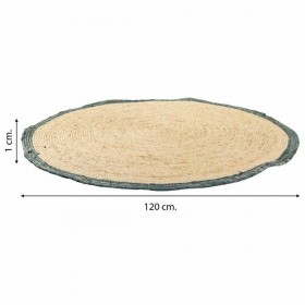 Tappeto Alexandra House Living Marrone Fibra naturale 120 x 120 cm Circolare