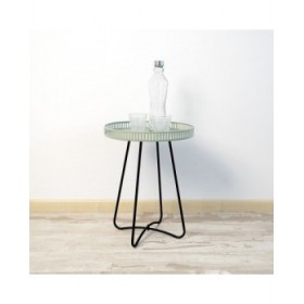 Tavolo aggiuntivo Vinthera Moa Nero Verde 38 x 49 cm (6 Unità)