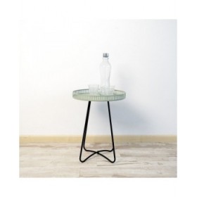Tavolo aggiuntivo Vinthera Moa Nero Verde 38 x 49 cm (6 Unità)