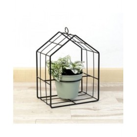 Vaso con supporto Vinthera Moa Verde Metallo 20 x 13 x 27 cm (6 Unità)