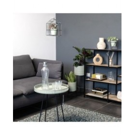 Vaso con supporto Vinthera Moa Verde Metallo 20 x 13 x 27 cm (6 Unità)