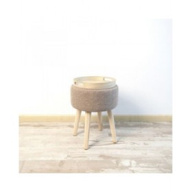 Sgabello con portaoggetti Vinthera Moa Legno 34 x 34 x 45 cm (2 Unità)