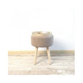 Sgabello con portaoggetti Vinthera Moa Legno 34 x 34 x 45 cm (2 Unità)