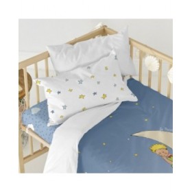 Set di copripiumino HappyFriday Le Petit Prince La Lune Multicolore Culla Neonato 2 Pezzi