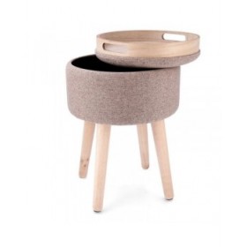 Sgabello con portaoggetti Vinthera Moa Legno 34 x 34 x 45 cm (2 Unità)