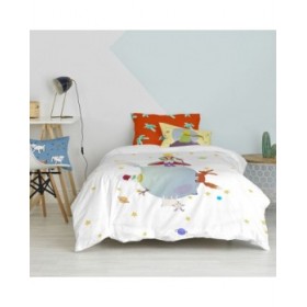 Set di copripiumino HappyFriday Le Petit Prince Multicolore Singolo 2 Pezzi