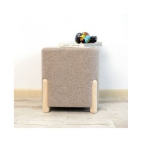 Puff Vinthera Moa Marrone Legno 34 x 34 x 38 cm (2 Unità)