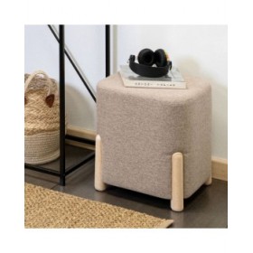 Puff Vinthera Moa Marrone Legno 34 x 34 x 38 cm (2 Unità)