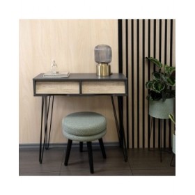 Tavolo aggiuntivo Vinthera Moa Marrone Grigio 80 x 76 x 30 cm
