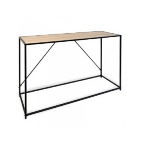 Tavolo aggiuntivo Vinthera Moa Nero Beige 120 x 85 x 40 cm
