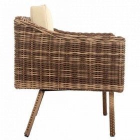 Set Tavolo con 2 Sedie Alexandra House Living Marrone Naturale 4 Pezzi